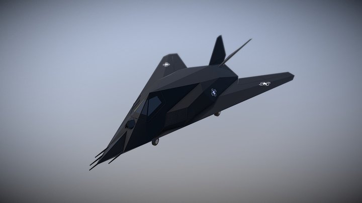 Lockheed F-117 Nighthawk 3D Model
