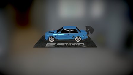 Bmw E30 Widebodykit test 3D Model