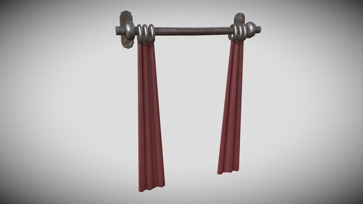 Curtain 3D Model