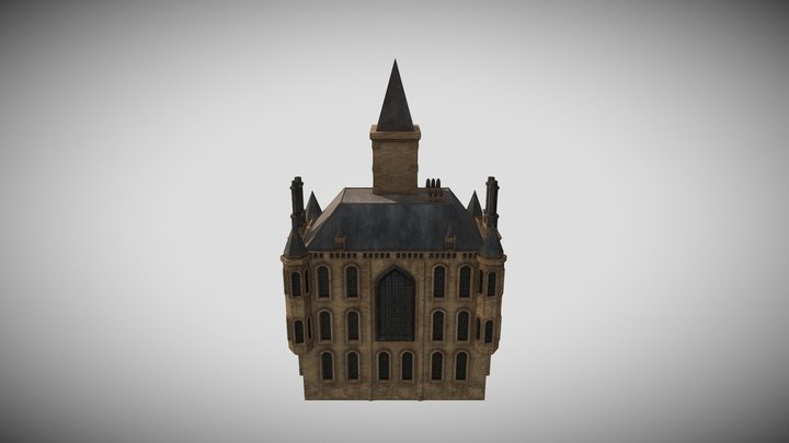 Neo_Gothic_Castle 3D Model