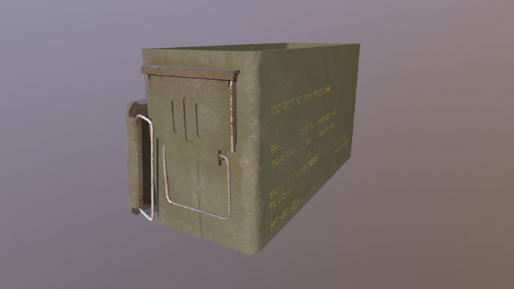 Ammunition box 3D Model