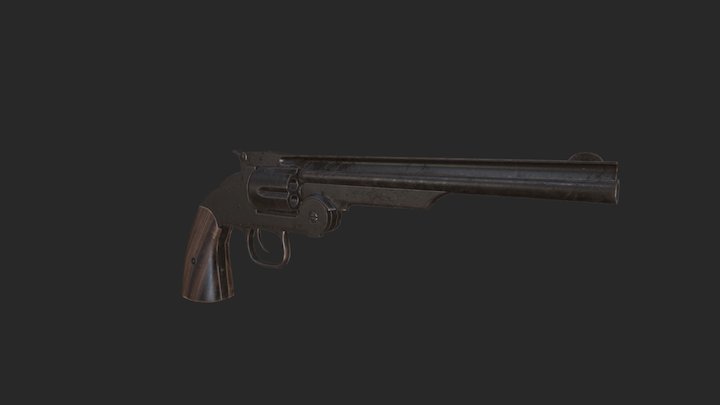 Revolver_Smith&Wesson 3D Model