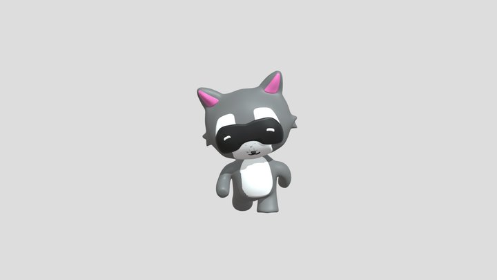 Racoon 3D Model