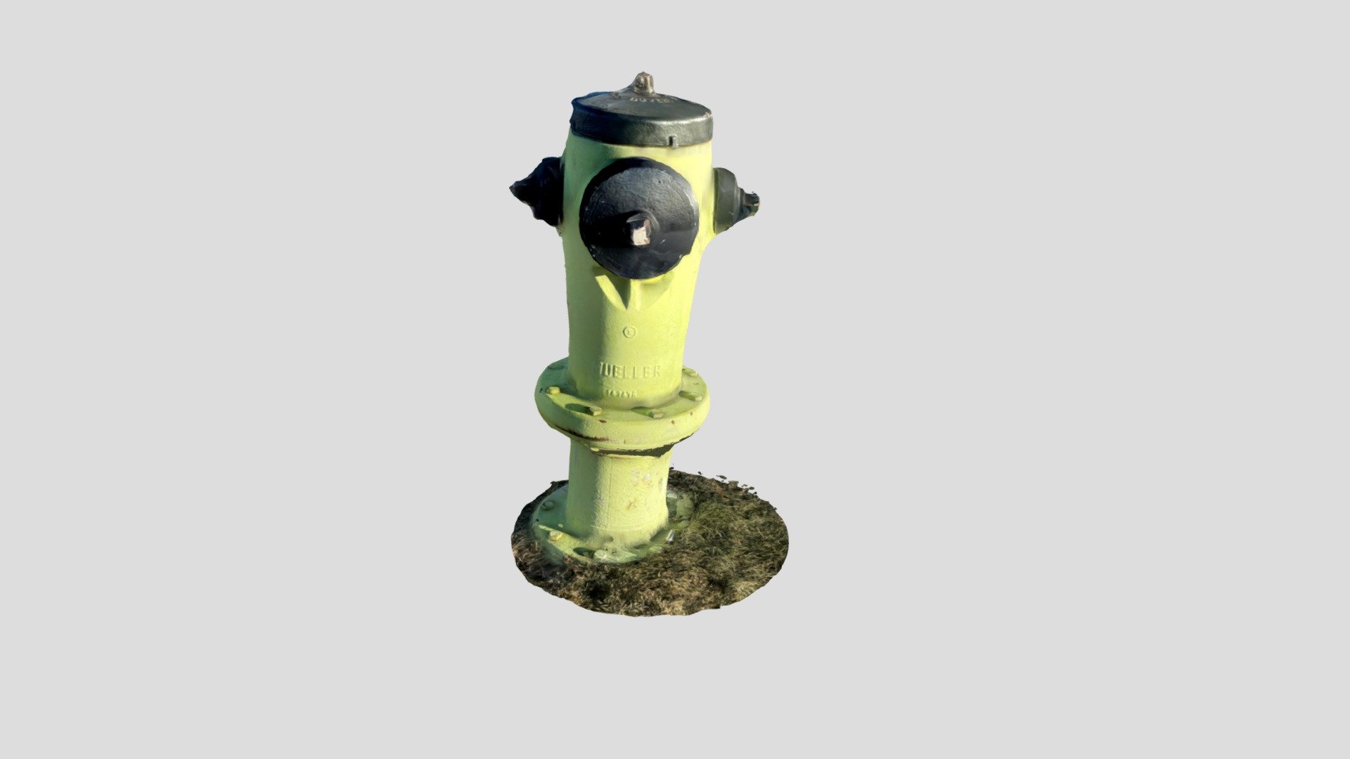 A fire hydrant 3D Scan