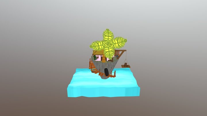 Zanzibar-TheRock Shadeless 3D Model