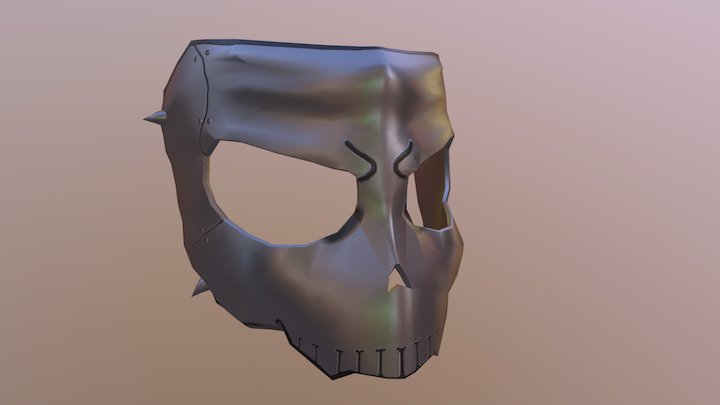 skull mask persona 5 3D Model