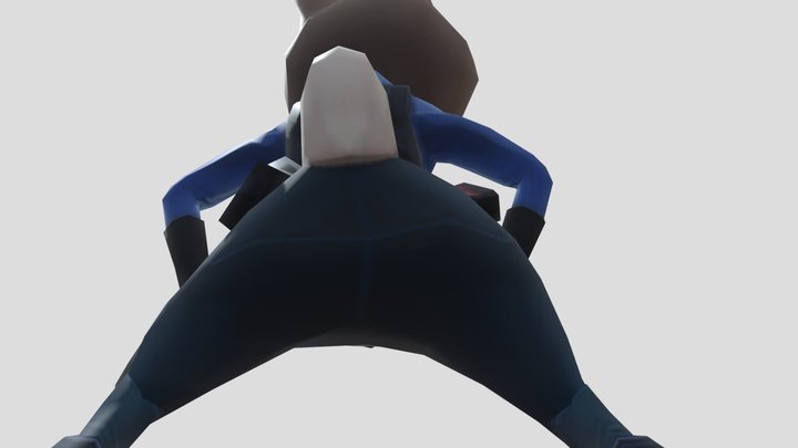 Judy Hopps Twerking 3D Model