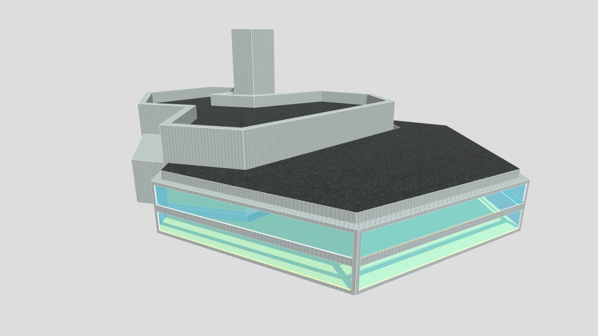 Simple Expo Venue — Sketchfab embed 3D viewer