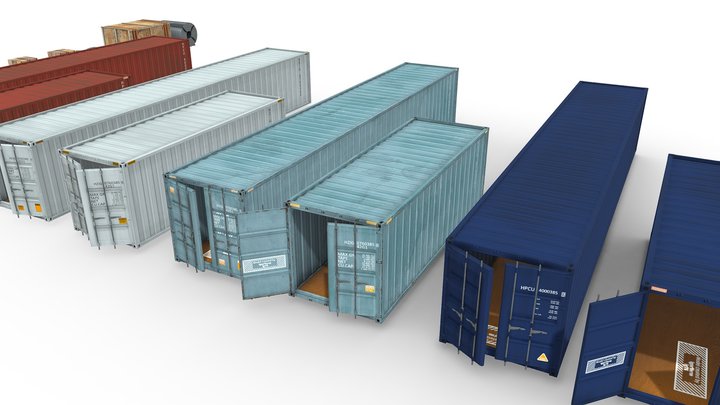 Standard Container 3D Model