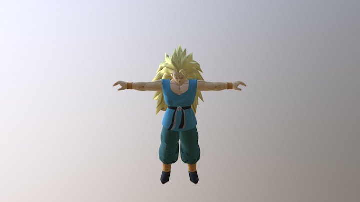 gohu face 3 3D Model