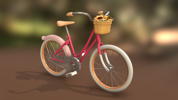 Toy bike 3D Model