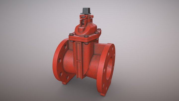 Centrifugal Water Pump 3D Model
