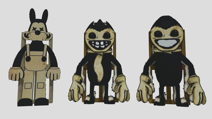Cutouts - Five Horror Nights Series 3D Model