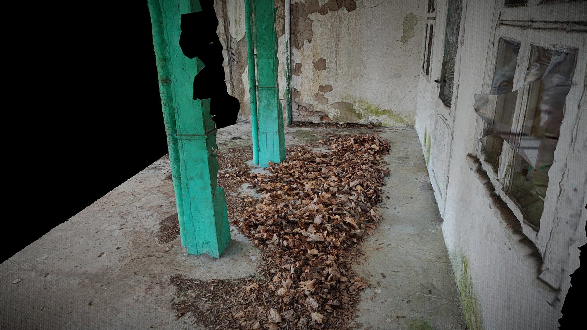 Mazury, Stary Folwark, pile of leafs