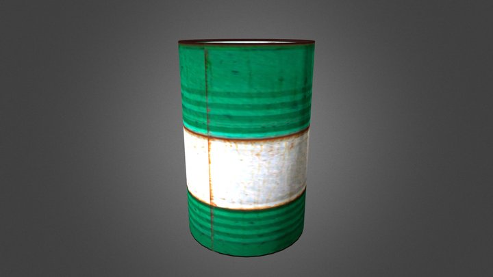Barrel 3D Model