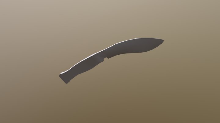 Kukri Knife - Asset Pack 3D Model