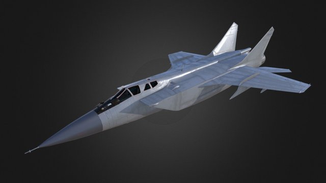 MiG-31 3D Model