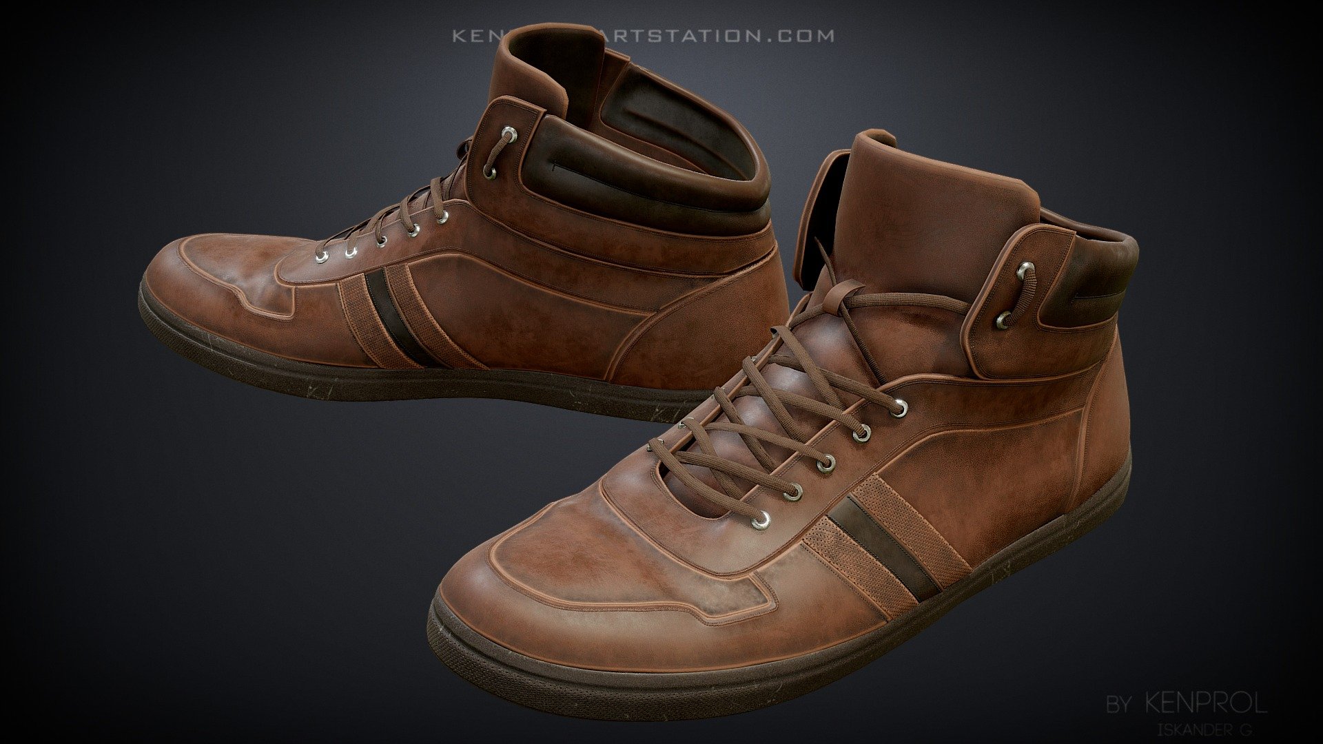 Leather shoes - Download Free 3D model by kenprol (@kenprol) [c2a5343]