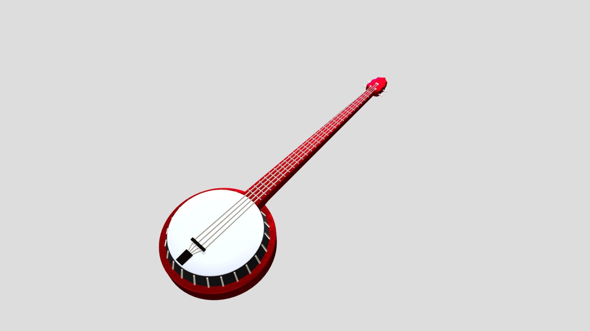Banjo - 3D model by braziliano (@deiasantosnovo) [c2a6171] - Sketchfab