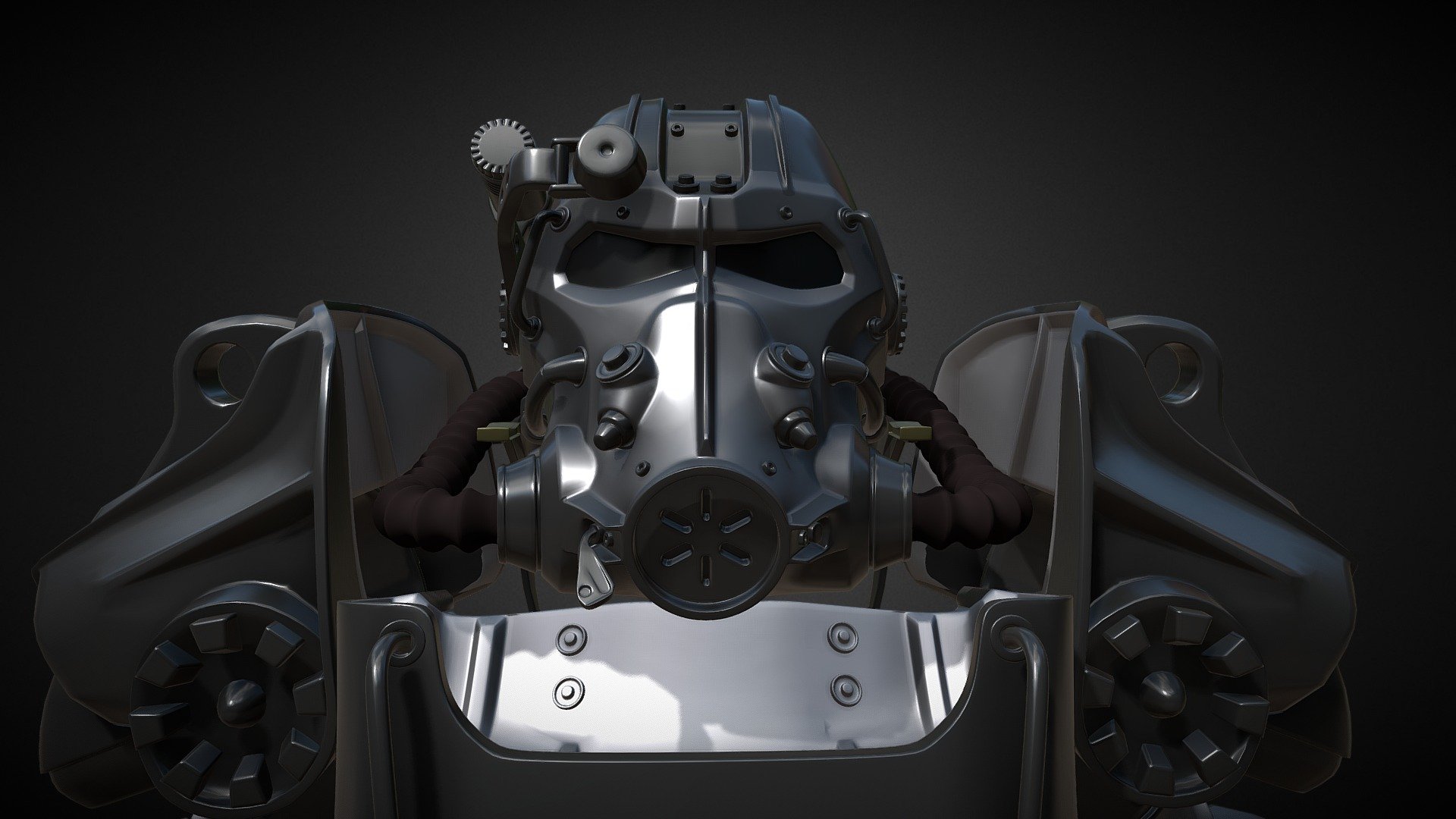 Power Armor From Fallout Model T60 Buy Royalty Free 3d Model By Crazy S Step Crazystep 3387