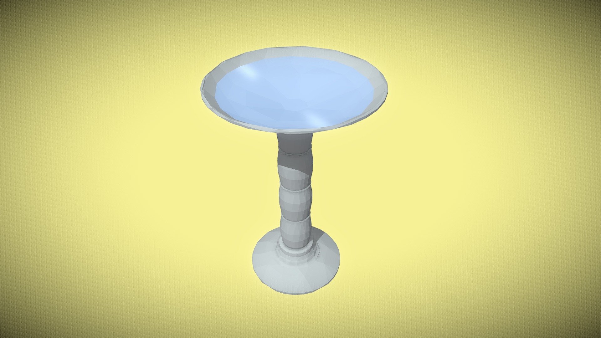 Birdbath (Low Poly)