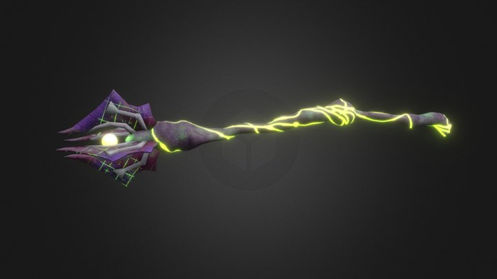 Magic Staff 3D Model