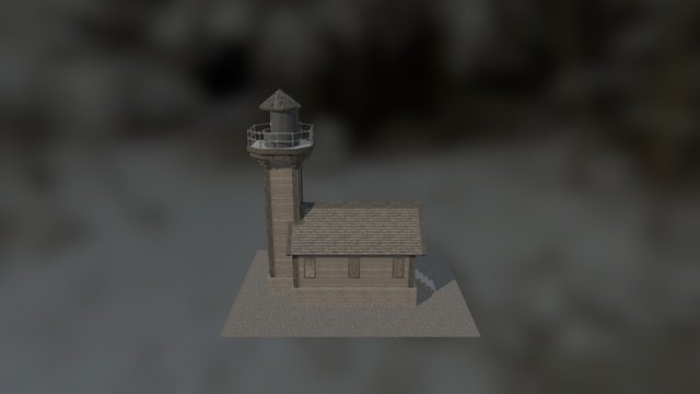 Abandoned Lighthouse 3D Model