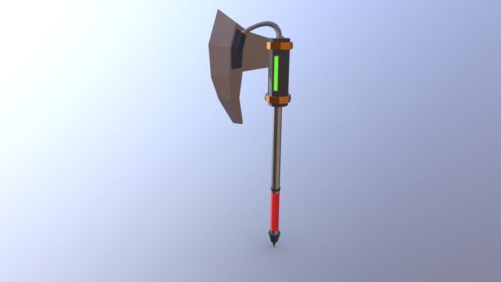 DRG Two-Handed Axe 3D Model