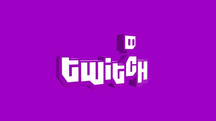 Twitch Logo Aniamtion 3D Model