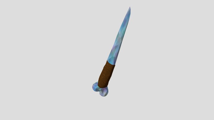 Crystal Knife 3D Model