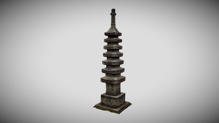 Shinnyoji Stone Statue 3D Model