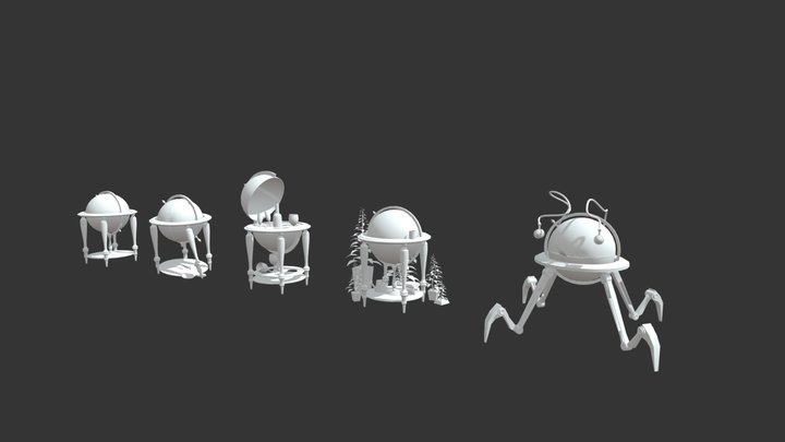 HW4 XYZ School 3D Model