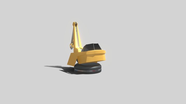 Machine - Crane "Rocket Craft" 3D Model