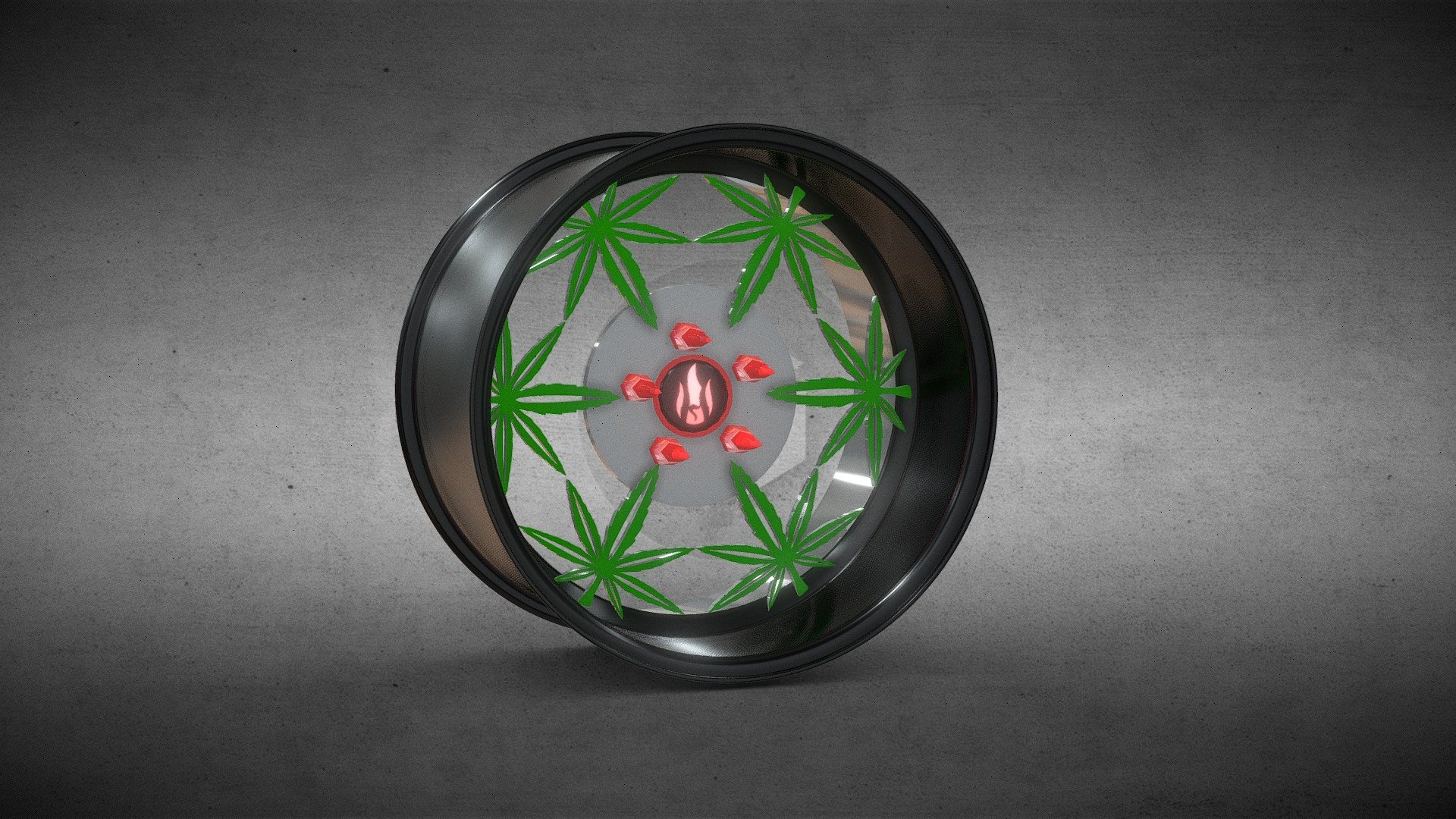 weed Car rims V2 Free Model - Download Free 3D model by Hambar1an ...