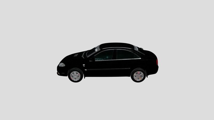 Midnight Black Chevrolet Gentra in a Showroom