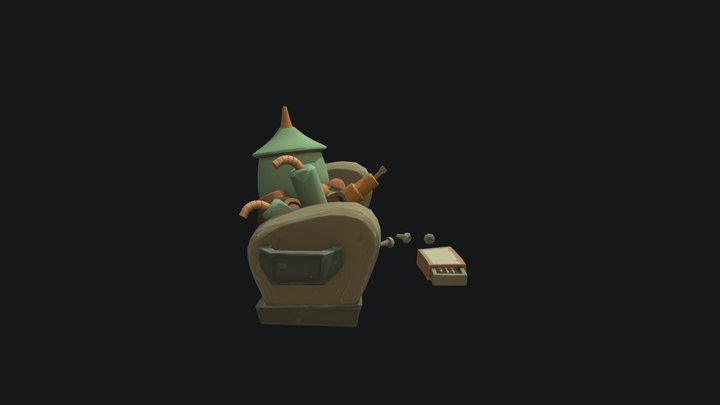 Stylized Asset 3D Model