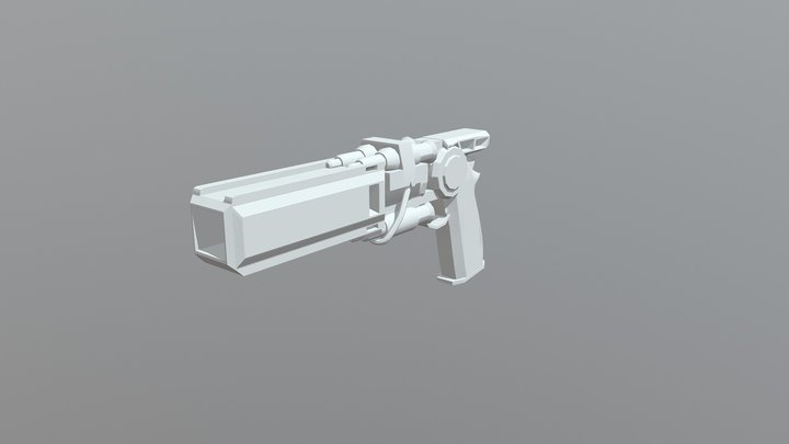 Futurstic gun 3D Model