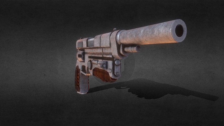 Fallout 1 Colt 6520 3D Model