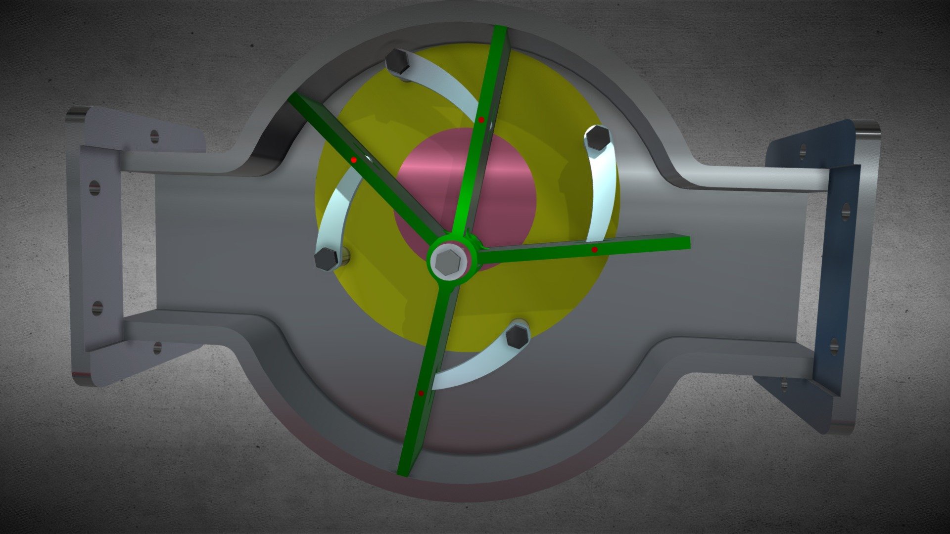 Four Blades Pump Mechanism