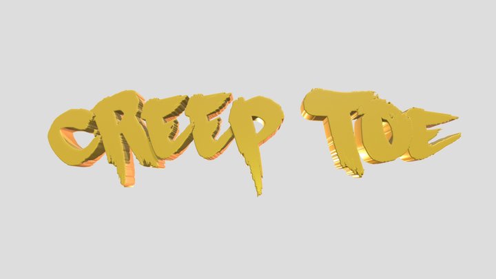 Creep Toe Logo 3D Model