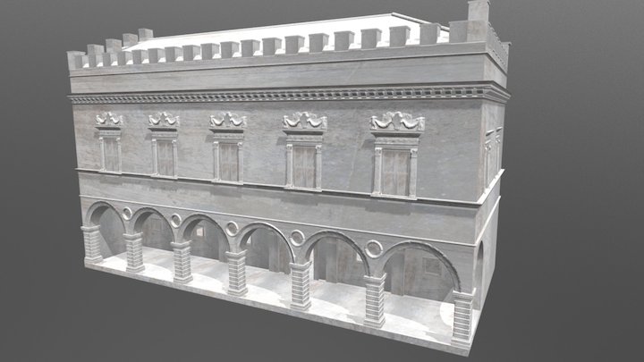 PALAZZO DUCALE PESARO m 3D Model