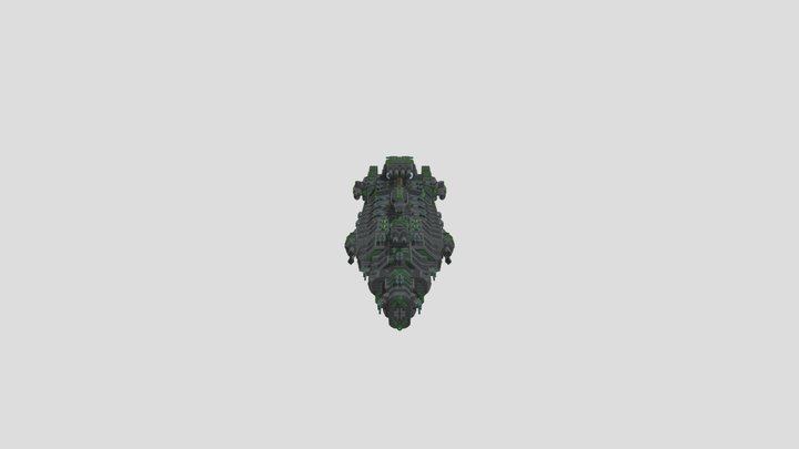 Dovan Empire - Typhoon Class Battlecruiser (Mk1) 3D Model