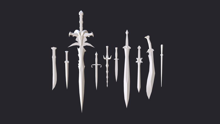 Bladed Weapon [Draft] 3D Model
