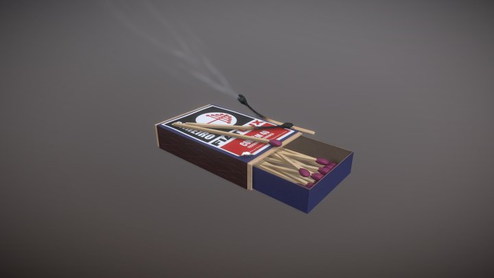 Caixa de Fósforo 3D Model