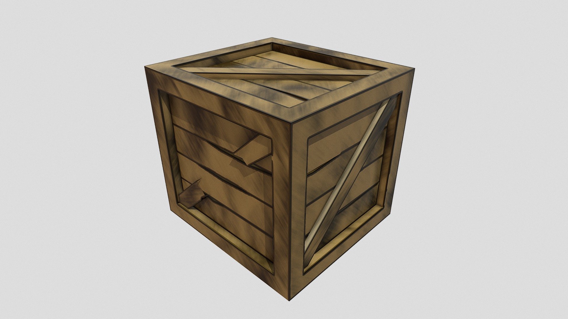 Stylized Wood Box - Download Free 3D model by Danwolve [c2b3b24 ...