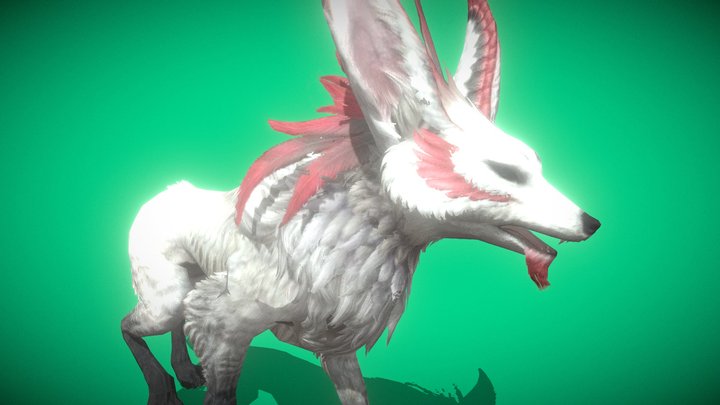 Fennec Fox 3D Model
