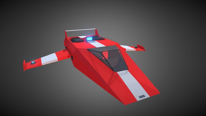 Spaceship "SkyEdge Cheetah" 3D Model