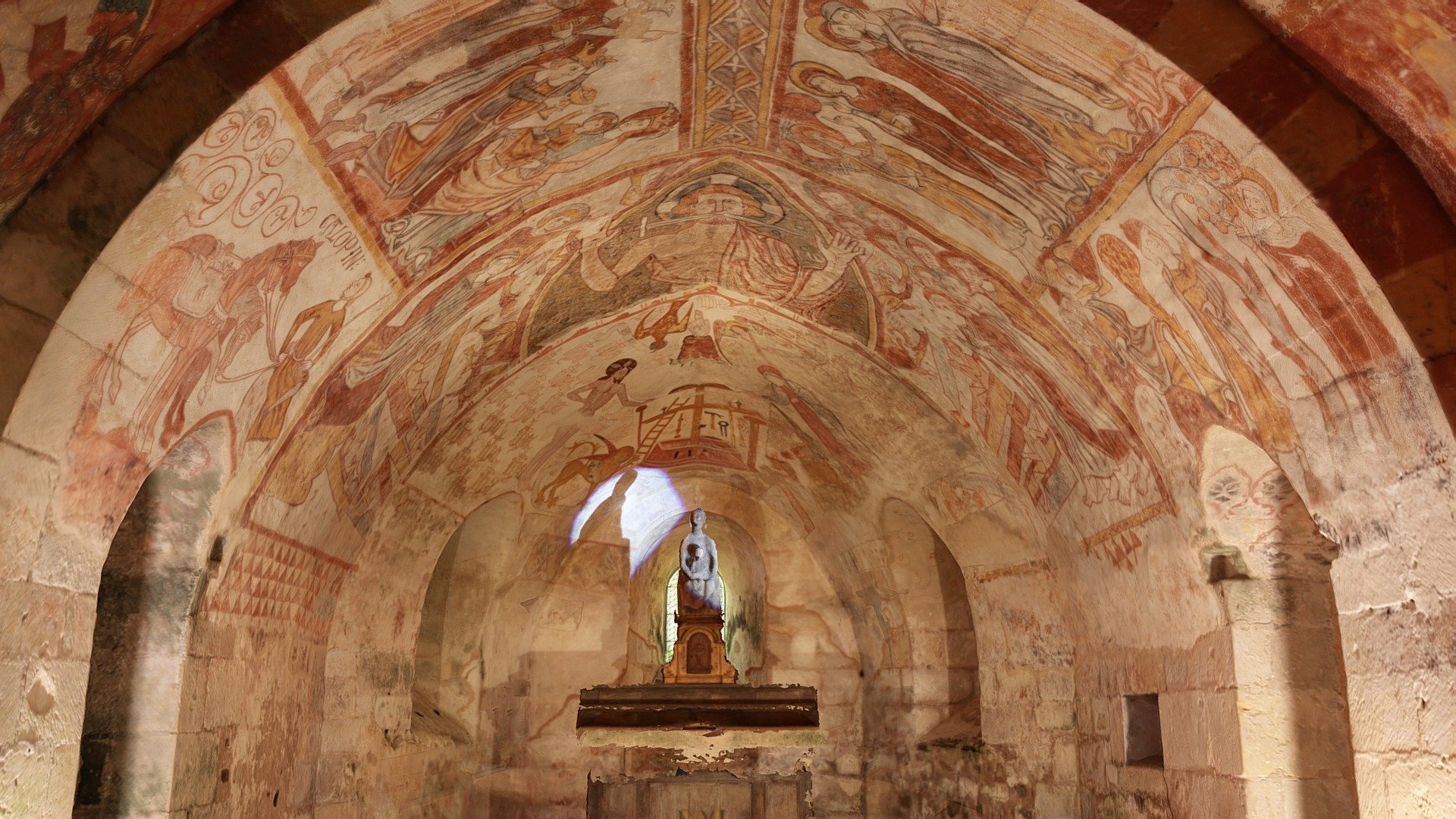 Crypte médiévale, Gargilesse (36)