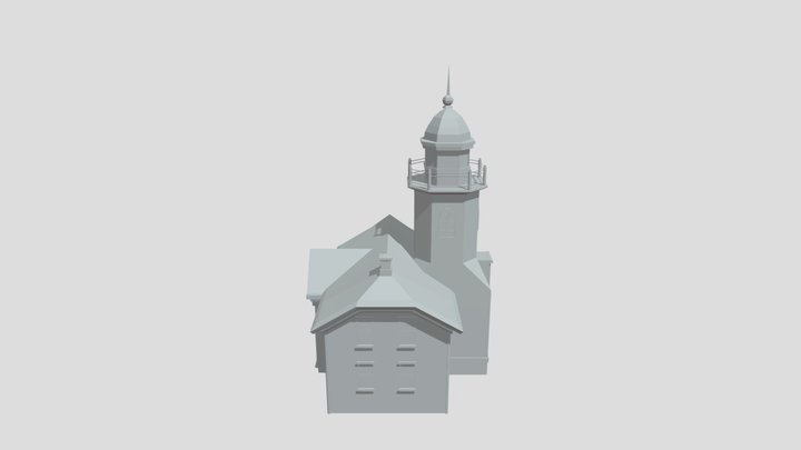 By the Ocean - House Model 3D Model