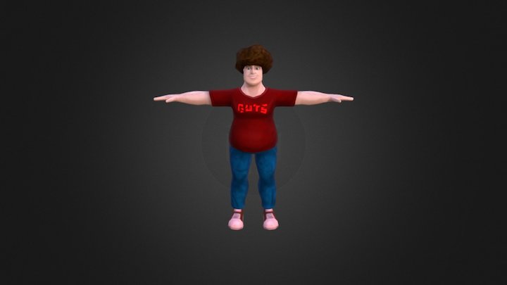 Fat Guy V5 3D Model
